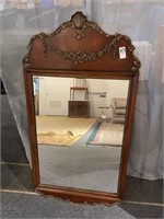 Carved Wood Mirror