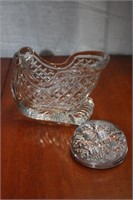 5th Ave Candy dish Sleigh & Paperweight