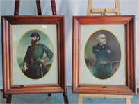 Framed Confederate Generals Portraits