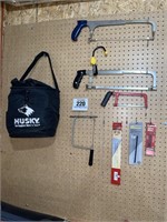 Husky tool bag w/ saws