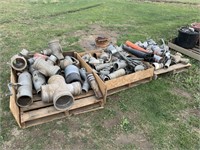 3 PALLETS WITH MISC IRRIGATION PARTS