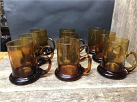 9 Amber Mugs