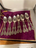 12 sterling spoons