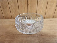 Crystal glass bowl 8x3 in