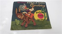 Walt Disney's Donald Duck Cowboy Book & Record