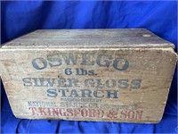 Box: Oswego Silver Gloss Starch T. Kingsford & Son