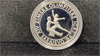 1984 Silver Figure Skating 100 Dinara Proof