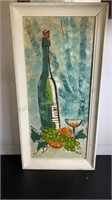 MCM Wine Bottle Painting 20x40