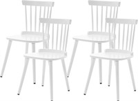 SET OF 4 SPINDLE BACK DINING CHAIR- ASSEMBLY REQ'D