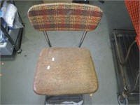 Chaise haute pliante vintage