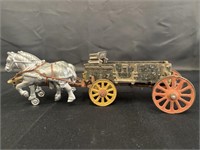 Arcade Toys, McCormick-Deering horse drawn wagon