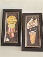 COOL PAIR OF RETRO MOVIE THEATER SIGNS