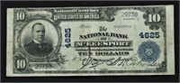 1902 NATIONAL CURRENCY 10 $   VF