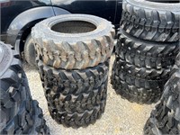 4 Unused 10-16.5 Skid Steer Tires