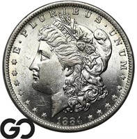 1884-O Morgan Silver Dollar, BU++ Bid: 63