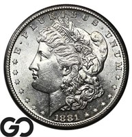 1887-S Morgan Silver Dollar, BU++ Bid: 400
