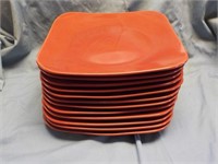 Mainstays red plates