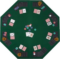 48 Foldable 8-Player Poker Table