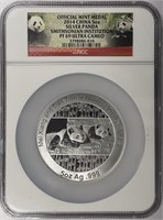 2014 Silver 5oz Proof Panda NGC PF69 UC