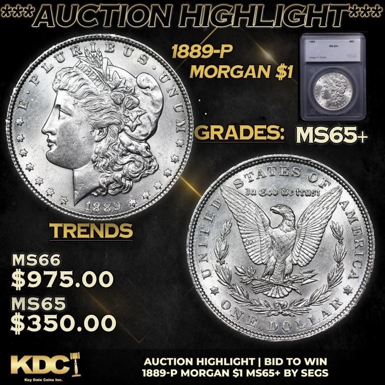 ***Auction Highlight*** 1889-p Morgan Dollar 1 Gra