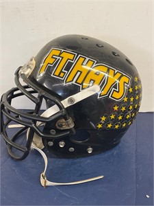 Ft. Hays State Univ. Tigers Game Worn Helmet