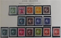 COOK ISLANDS MINT/USED AVE-VF H/NH
