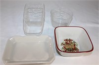 Longaberger Liners, Garland Dish & Spoon Rest