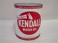 KENDALL MOTOR OIL U.S. GAL. CAN - EMBOSSED TOP -