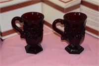 6 Avon 1876 Cape Cod Collection -Pedestal Mugs, ,