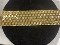 18K Gold Mesh Style Bracelet 59.0 dwt, 7" long