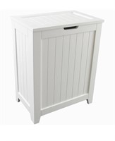Country White Wood Hamper