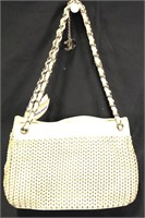 Chanel Ivory Cc Charm Shoulder Bag