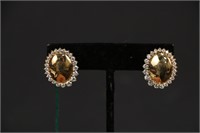 Pair of 18kt 2.0ctw Diamond Earrings