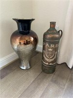 2 ASSORTED VASES