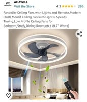 Fandelier Ceiling Fans with Lights and