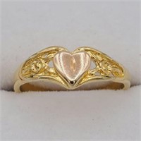 STERLING SILVER YELLOW & PINK GOLD PLATED VINTAGE