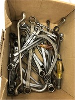 Box Filled With Wrenches