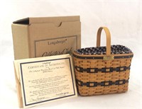 2000 Longaberger Mini Bread/Milk Basket