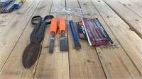 Lot of Hand Tools. Safety Glasses, Crescent Tool,