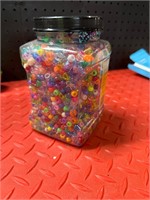 Jar full of beads