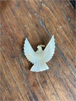 MOTHER OF PEARL EAGLE PENDANT 2 INCHES