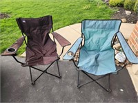 Folding Camping Chairs Set of 2
