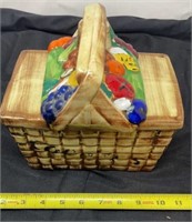 McCoy Picnic Basket Cookie Jar