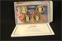 2009 Presidential Dollar Proof Set 4 Coins