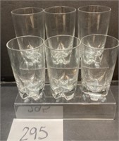 Vintage Hand Cut Glass Cups
