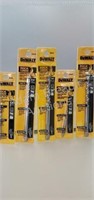 5 DeWalt Rock carbide hammer drill bits, new