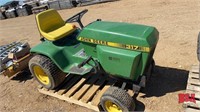 JD 317 riding mower or deck