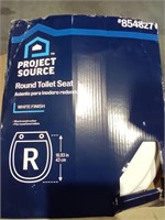 Project Source Round Toilet Seat White.