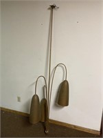 Huge vintage mid century light fixture