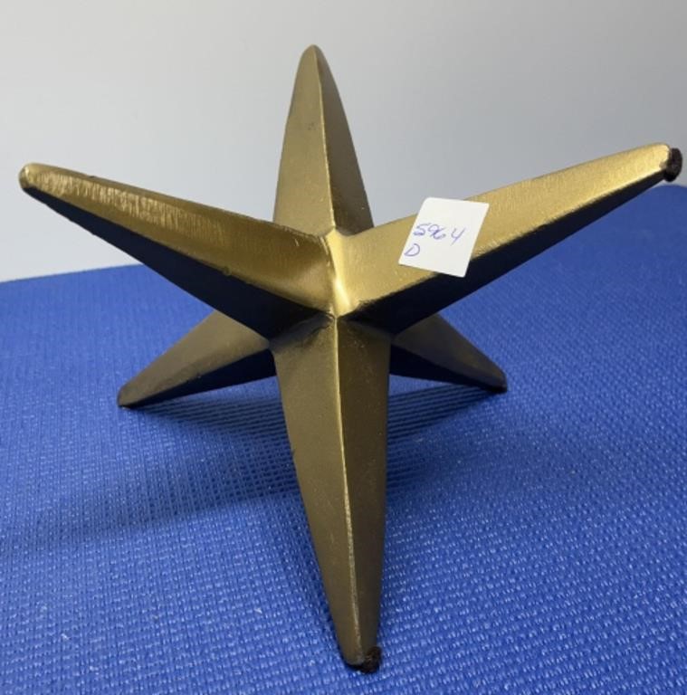 6 Pointed Star in Gold Tone